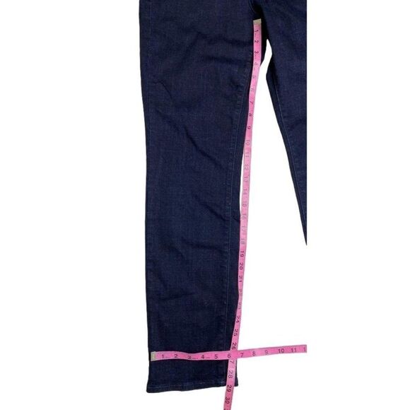 Levi's 505 Straight Jeans Women's 26 Short Dark Navy Blue Super-Stretch Mid-Rise - Picture 5 of 12